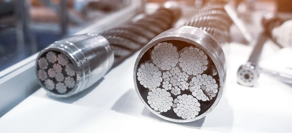 large wire rope ends